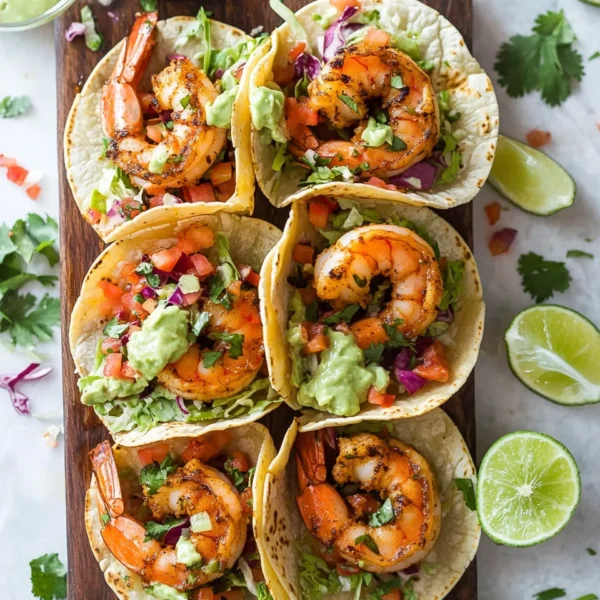 Best Spicy Shrimp Tacos with Cilantro Lime Slaw