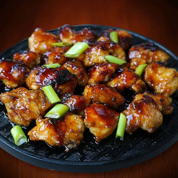 Blackstone Bourbon Chicken on the Griddle