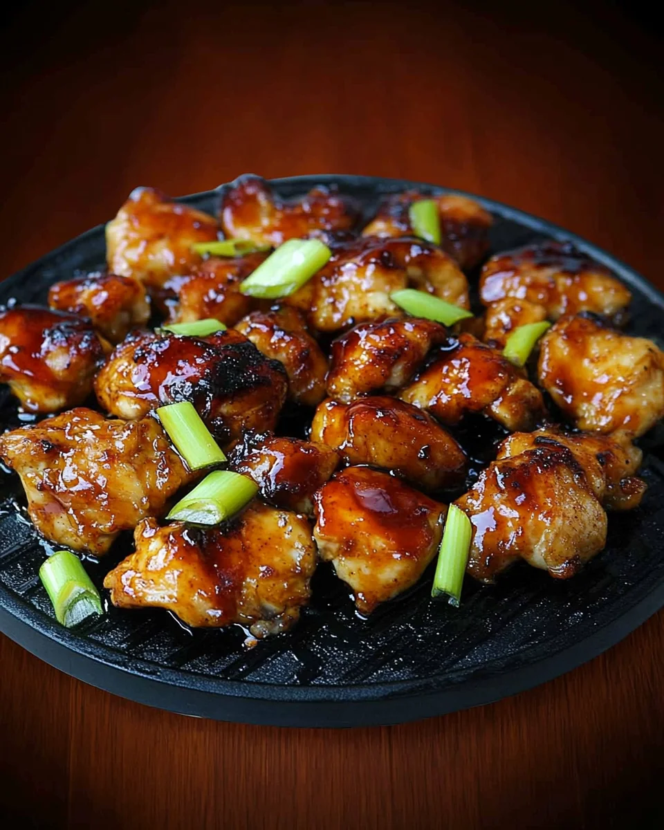 Blackstone Bourbon Chicken on the Griddle