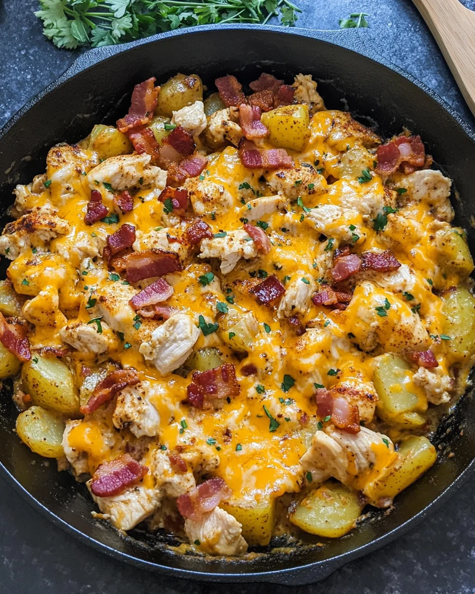 Blackstone Chicken Bacon Ranch Skillet