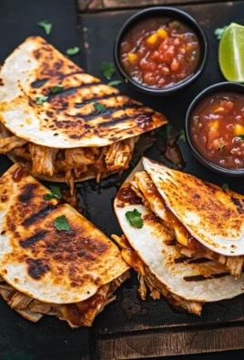Blackstone Hot Honey BBQ Chicken Quesadillas