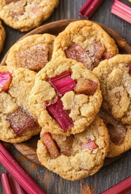 Brown Sugar Rhubarb Cookies
