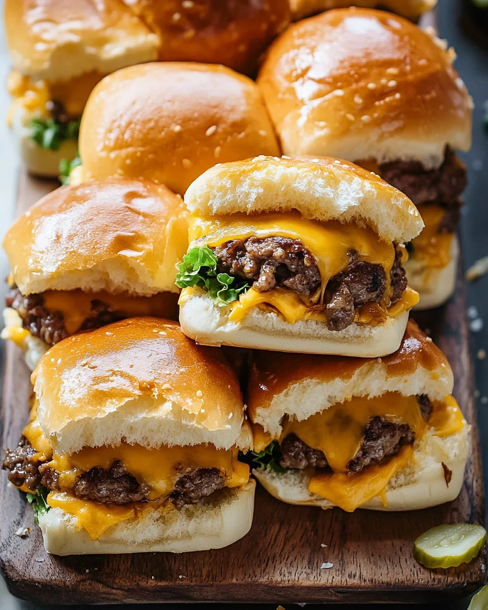 Cheeseburger Sliders (Easy, 30-min Recipe)