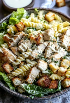 Chicken Caesar Pasta Salad