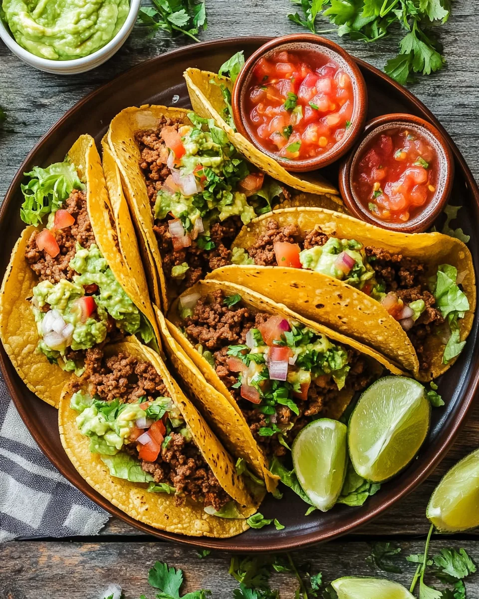 Crispy Ground Beef Tacos