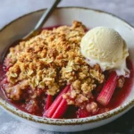 Easy Rhubarb Crisp