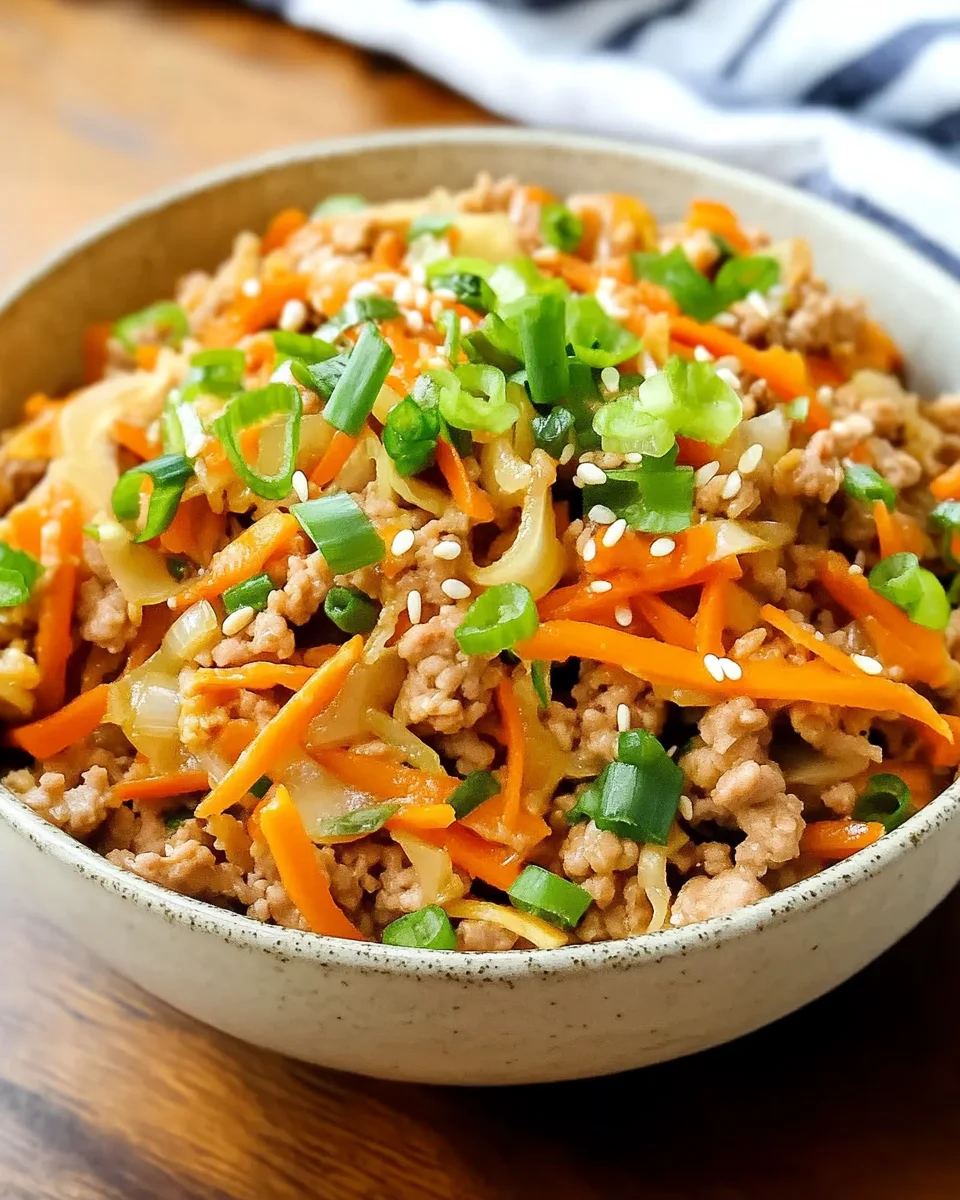 Egg Roll in a Bowl Recipe