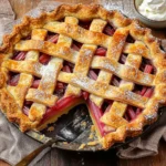 Fresh Rhubarb Pie