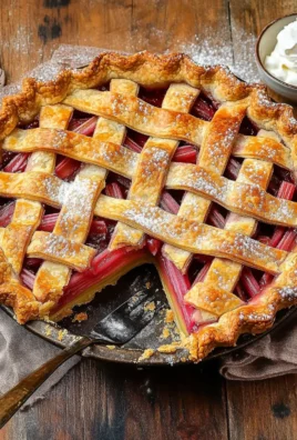Fresh Rhubarb Pie