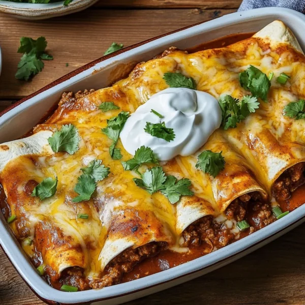 Ground Beef Enchiladas