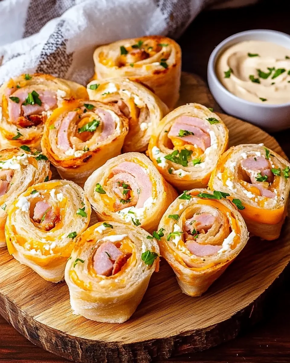 Ham and Cheese Pinwheels