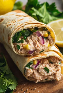Healthy Tuna Melt Wrap Recipe, Easy 10 Minute Lunch