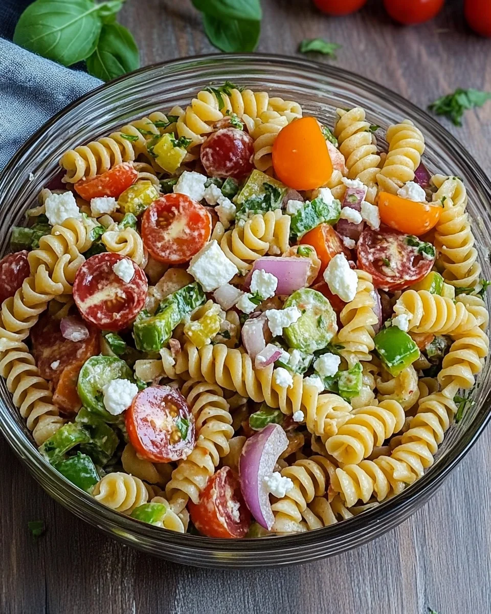High Protein Italian Pasta Salad