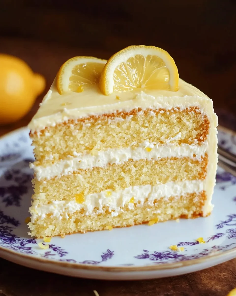 Lemon Cheesecake Cake