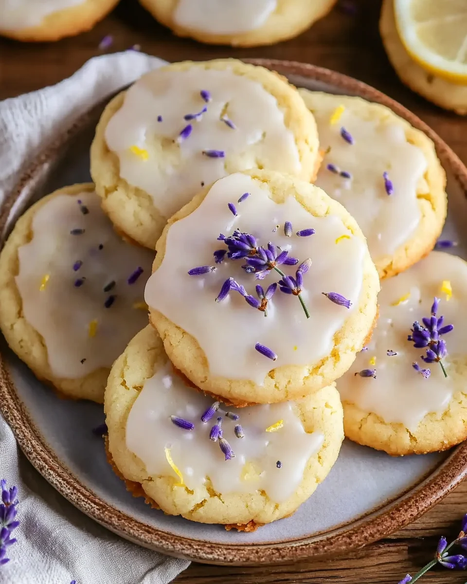 Lemon Lavender Cookie Recipe