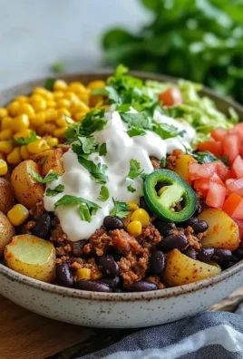 Loaded Potato Taco Bowl