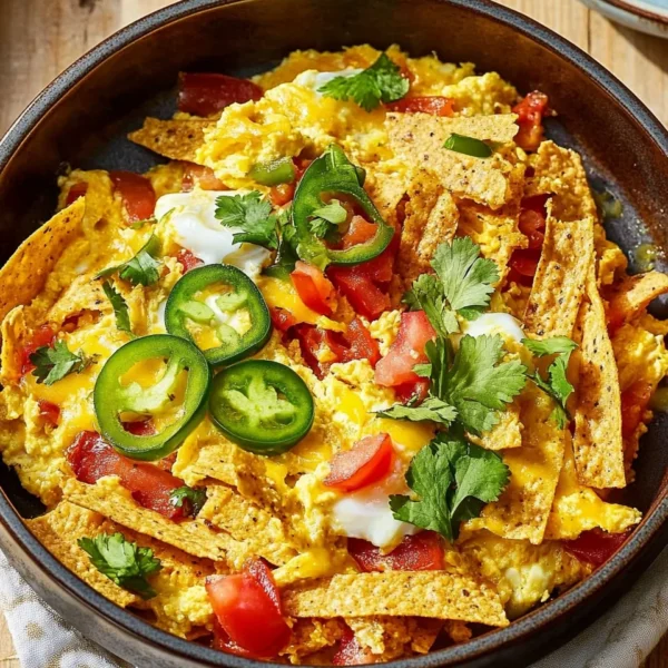 Migas Recipe: Mexican Scrambled Eggs with Crispy Tortillas