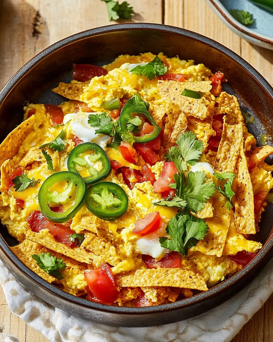 Migas Recipe: Mexican Scrambled Eggs with Crispy Tortillas