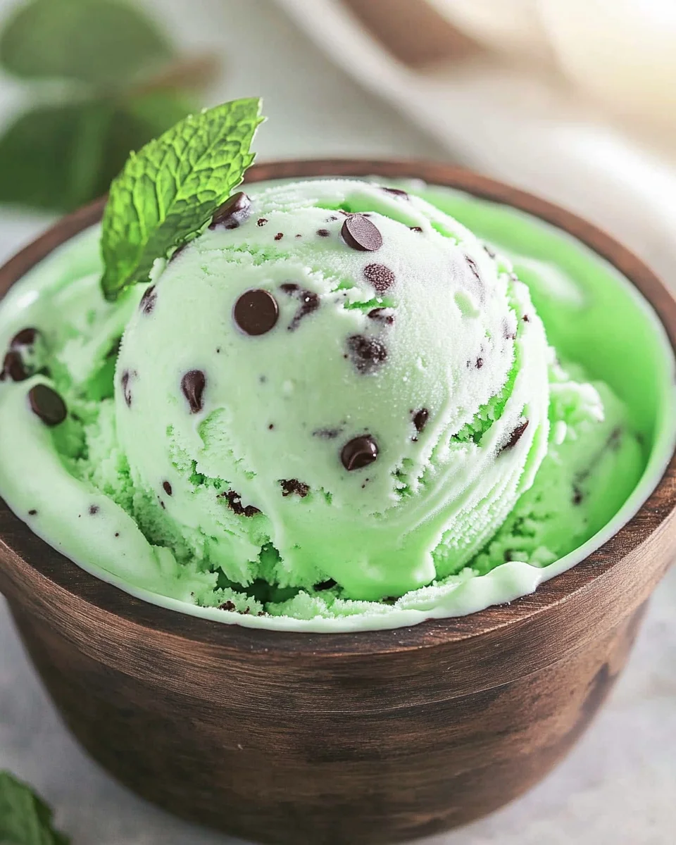 Ninja Creami Mint Chocolate Chip Ice Cream