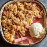 Old-Fashioned Rhubarb Crumble