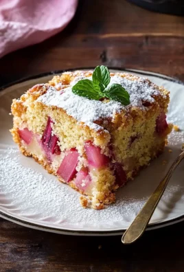 Oma's Rhubarb Cake