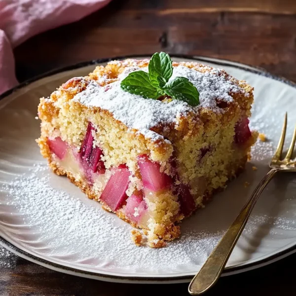 Oma's Rhubarb Cake