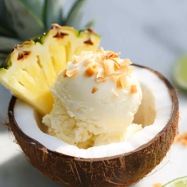 Piña Colada Ice Cream (dairy free)