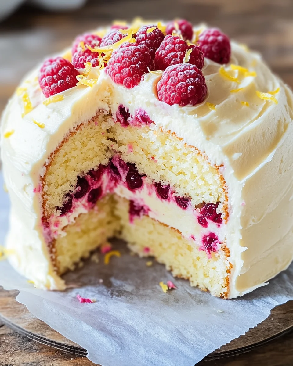 Raspberry Lemon Cake