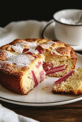 Rhubarb Cake with Cake Mix Made Easy