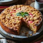 Rhubarb Coffee Cake Recipe