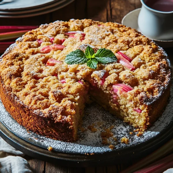 Rhubarb Coffee Cake Recipe