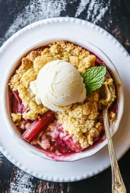 Rhubarb Dump Cake