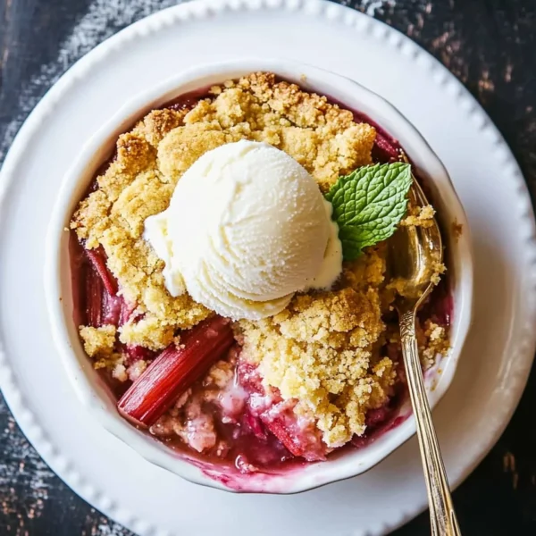 Rhubarb Dump Cake