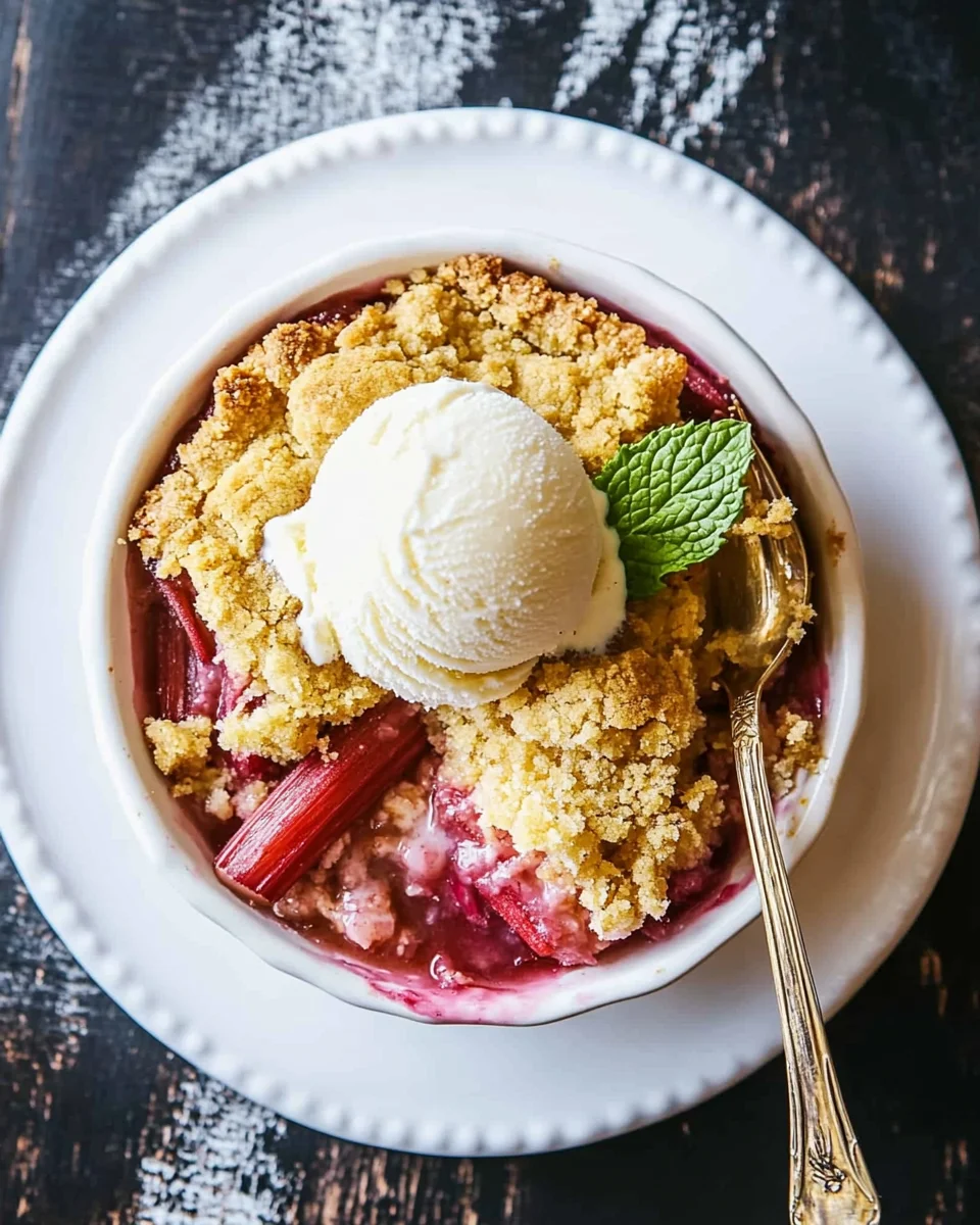 Rhubarb Dump Cake