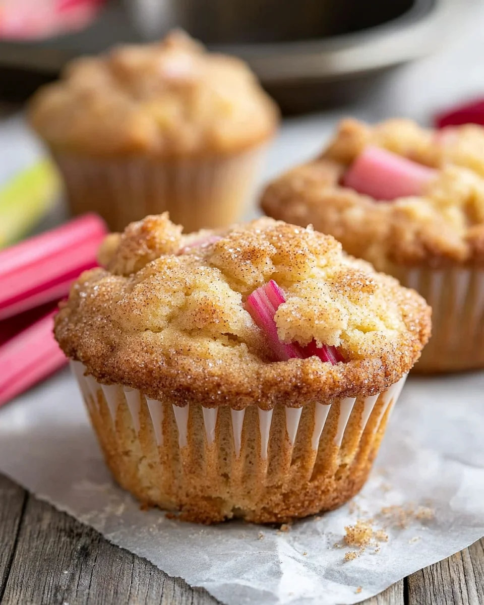 Rhubarb Muffins