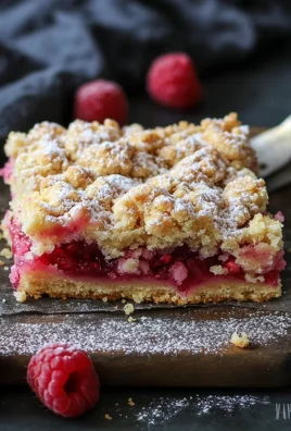 Rhubarb Shortbread Streusel Bars