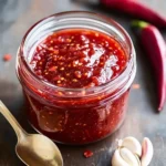 Slow Cooker Rhubarb Sweet Chili Jam