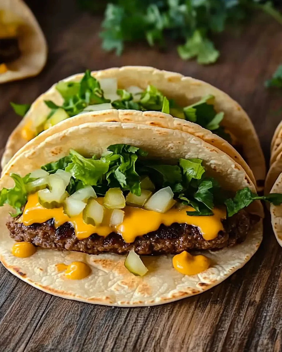 Smash Burger Tacos