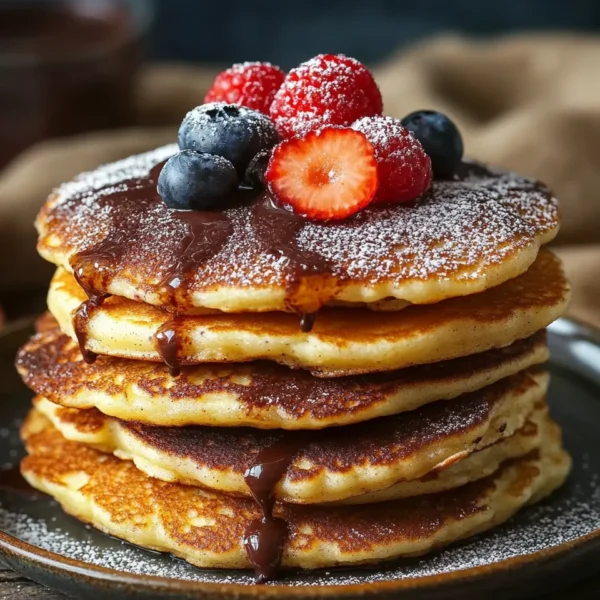 Spanish Churro-Inspired Pancakes