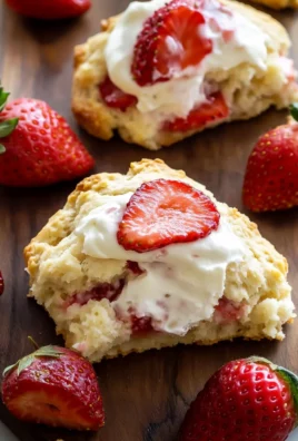Strawberries and Cream Scones
