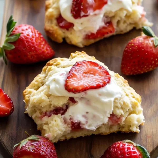 Strawberries and Cream Scones
