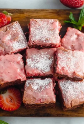 Strawberry Brownies