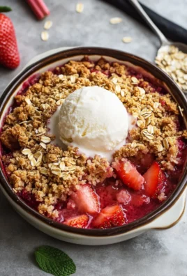 Strawberry Rhubarb Crisp