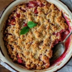 Strawberry Rhubarb Crumble