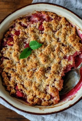 Strawberry Rhubarb Crumble
