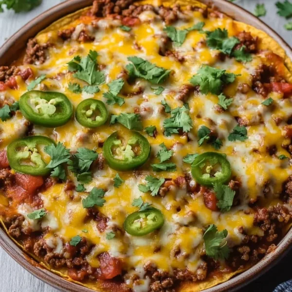 Taco Casserole With Tortillas