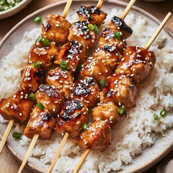 Teriyaki Chicken Skewers