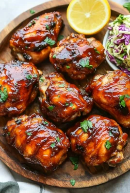 Two Ingredient Crispy Oven Baked BBQ Chicken
