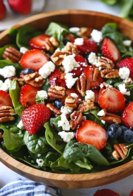 15-Minute Strawberry Spinach Salad