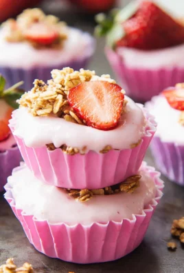 3 Ingredient Strawberry Yogurt Bites